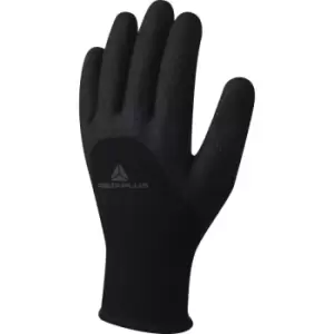 HERCULE VV750 Nitrile Foam Lined Safety Gloves Black - Size 9 - Delta Plus