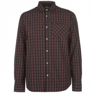 Pierre Cardin Tartan Check Long Sleeve Shirt Mens - Navy/Red/Grn