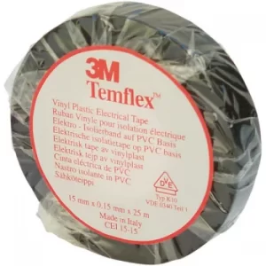 3M XE003411438 Temflex 1500 PVC Electrical Insulating Tape Black...