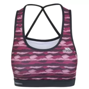 Trespass Womens/Ladies Esme Active Crop Top (XS) (Berry Print)