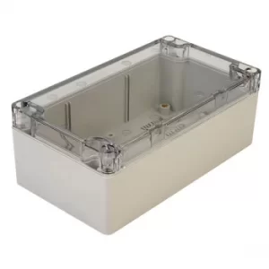 Hammond 1554J2GYCL Watertight PC Enclosure Clear Lid 160 x 90 x 60...