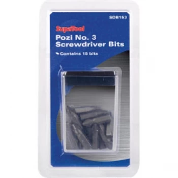 SupaTool Pozi No. 3 Screwdriver Bits