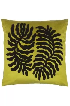 Maldive Botanical Velvet Tufted Cushion