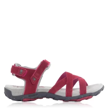 Karrimor Salina Leather Ladies Walking Sandals - Red