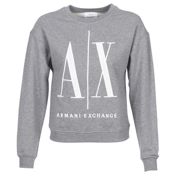 Armani Exchange Logo Sweatshirt Grey Size L Women