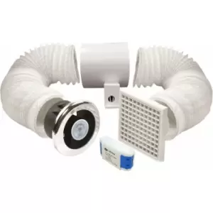 Vent-Axia Vent-A-Light Inline Shower Fan and Light Kit (432504B)