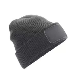 Beechfield Unisex Adults Thinsulate Printer Beanie (One Size) (Graphite)