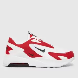 Nike White & Red Air Max Bolt Trainers