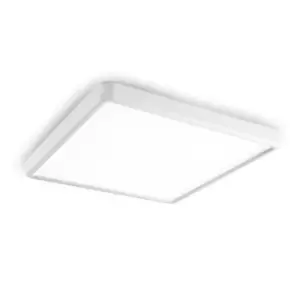 Grok LED 1 Light Large Flush Ceiling Light White