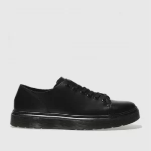 Dr Martens Black Dante 6 Eye Shoe Flat Shoes