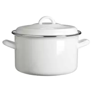 Porter Casserole Dish - 4.7L - White Enamel