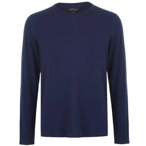 Velvet Marl T Shirt - Navy