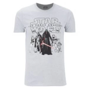 Star Wars Mens The First Order T-Shirt - Grey - XXL