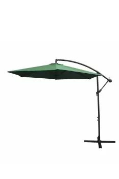 Green Cantilever Parasol & Square Base