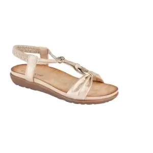 Cipriata Womens/Ladies Zana Sandals (7 UK) (Rose Gold)