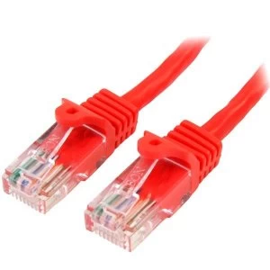 StarTech 45PAT50CMRD networking cable 0.5 m Cat5e U/UTP (UTP) Red