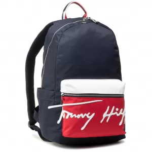 Tommy Hilfiger Mens Signature Backpack - Desert Sky