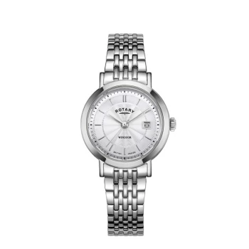 Rotary LB05420-02 Womens Windsor Steel Bracelet Wristwatch Colour - Silver