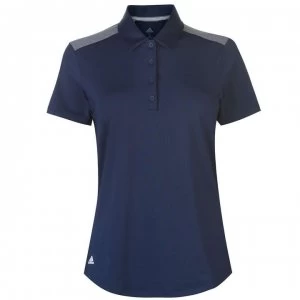 adidas Ultra 365 Short Sleeve Polo Shirt Ladies - Night Indigo