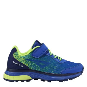 Karrimor Tempo Trail Child Boys Trainers - Blue/Lime