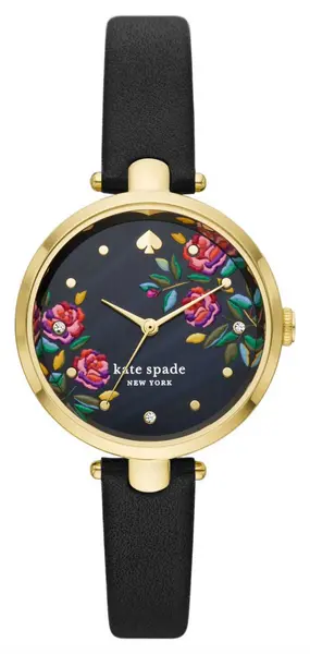 Kate Spade KSW1769 Holland (34mm) Black Floral Dial / Black Watch