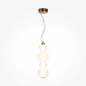 Maytoni Collar Modern Slim Pendant Ceiling Light Gold Integrated LED 3000K