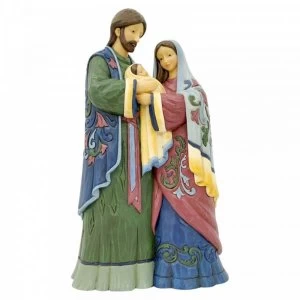 Holy Infant, Born of Grace (One Piece Holy Family) Figurine