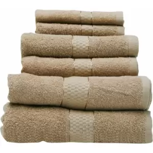 Thread and Loom 6pc Warm Sand Towel Set - Premier Housewares