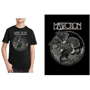 Mastodon - Griffin Kids 11 - 12 Years T-Shirt - Black