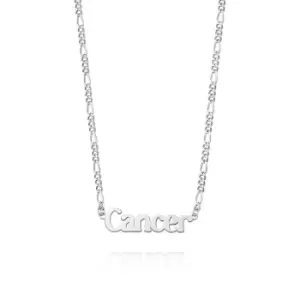 Daisy London Jewellery 925 Sterling Silver Cancer Zodiac Necklace Sterling Silver