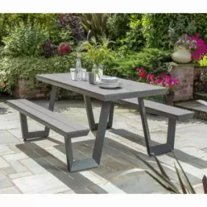 Handpicked Wembley Picnic Table Mid Grey