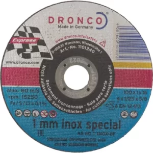 100X1X16MM AS60 Inox BF Cut-off Disc