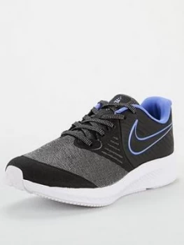 Nike Star Runner 2 Glitter Junior Trainers - Black/Blue