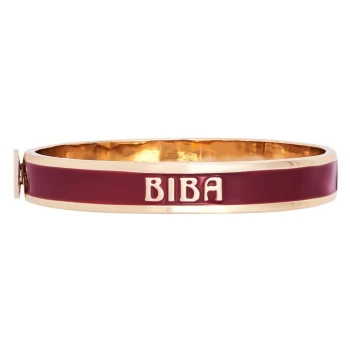 Biba Logo Bracelet - Burgundy