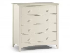 Julian Bowen Cameo 32 Ivory Wooden Chest of Drawers Flat Packed