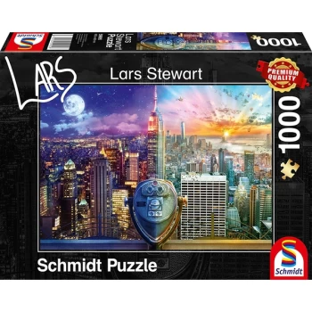 Schmidt New York Night & Day Jigsaw Puzzle - 1000 Pieces