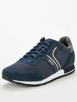 Hugo Boss Parkour Suede Runner Trainers Size 7 Men