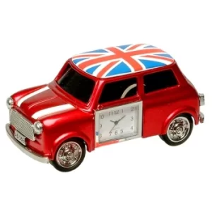 Trendy Small Red Car Clock