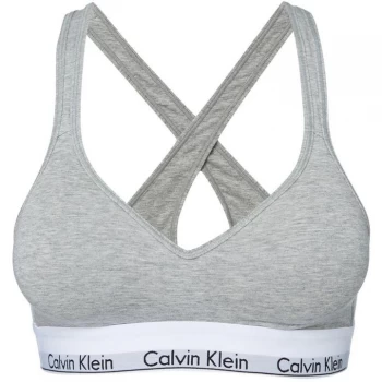 Calvin Klein Modern cotton bralette lightly lined - Grey