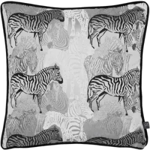 Prestigious Textiles Damara Zebra Cushion Cover (43cm x 43cm) (Mineral Blue) - Mineral Blue