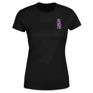 Back To The Future Hover Board Womens T-Shirt - Black - S