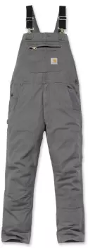 Carhartt Rugged Flex Rigby Bib Overall, grey, Size 40, grey, Size 40