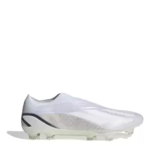 adidas X Speedportal+ Firm Ground Football Boots - White