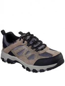 Skechers Selmen Enago Waterproof Outdoor Trainers - Brown, Size 8, Men