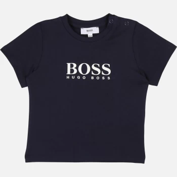 Hugo Boss Short Sleeve Logo T-Shirt Navy Size 3-6 Months Boys