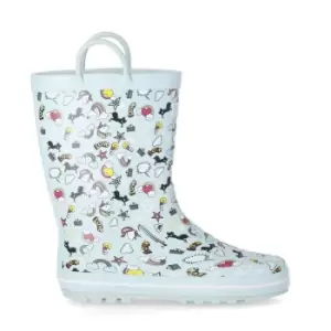 Trespass Childrens/Kids Starryton Wellington Boots (1 UK) (Mint)