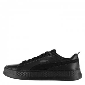 Puma Smash Platform Ladies Trainers - Black