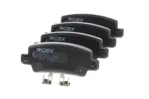 RIDEX Brake pad set 402B0183 Brake pads,Brake pad set, disc brake TOYOTA,COROLLA Verso (ZER_, ZZE12_, R1_),COROLLA (ZZE12_, NDE12_, ZDE12_)