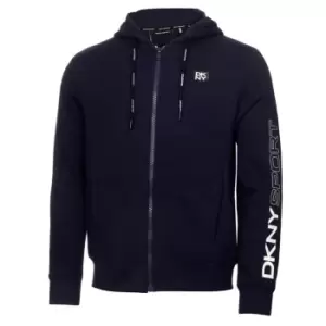 DKNY Golf Zip Up Hoodie Mens - Blue