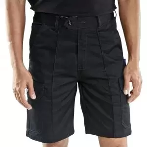 Beeswift Cargo Pocket Shorts Black 44 CLCPSBL44